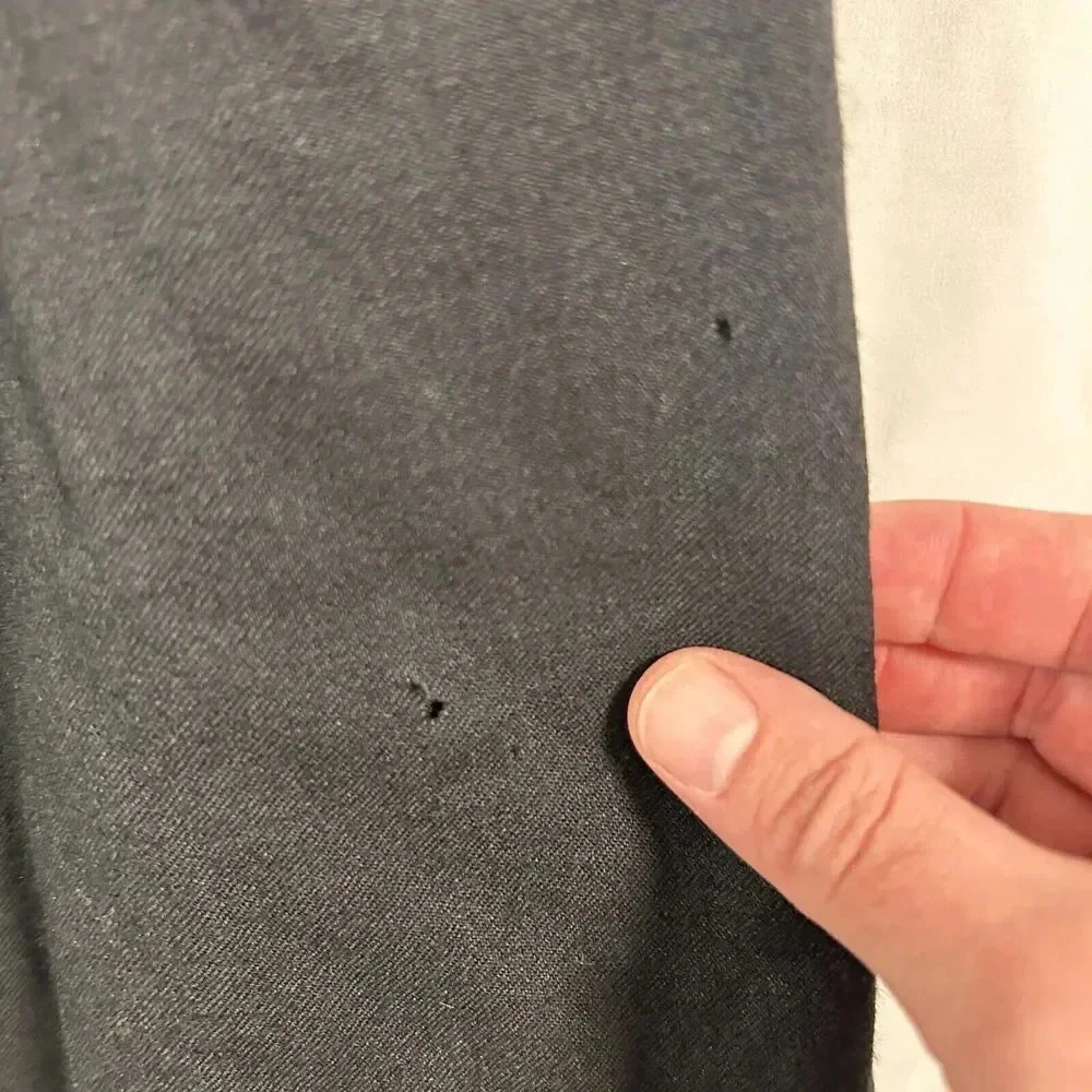 Harve Benard Wool Dress Pants Women's 8P Petite Button Zip Lined High Rise